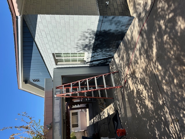 Exterior panels and brick