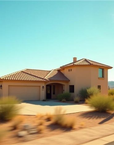 UV-resistant exterior paint on Phoenix home