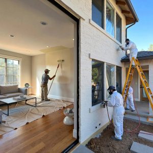 Interior house painting by professional painter