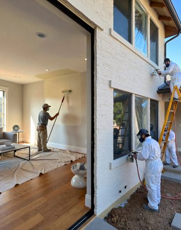 Interior house painting by professional painter